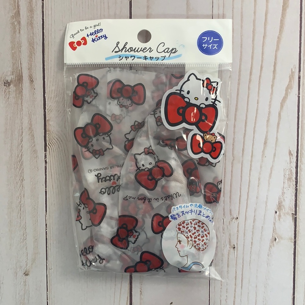 4/$25 NWT Sanrio Hello Kitty Shower Cap